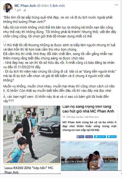 duy manh sau bao nha ho hao tu thien sam xe dep mua nha to mc phan anh buc xuc phan ung