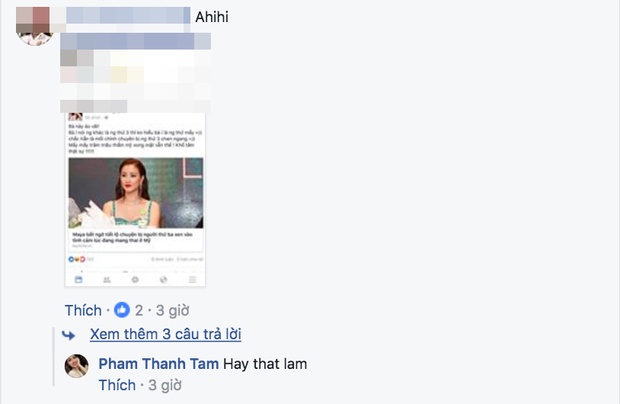 tam tit mia mai ca si maya khi chia se ve nguoi thu 3 chen ngang cuoc tinh