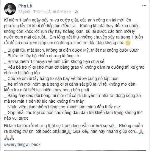 pha le thiet hai 300 trieu sau khi bi giat tui xach