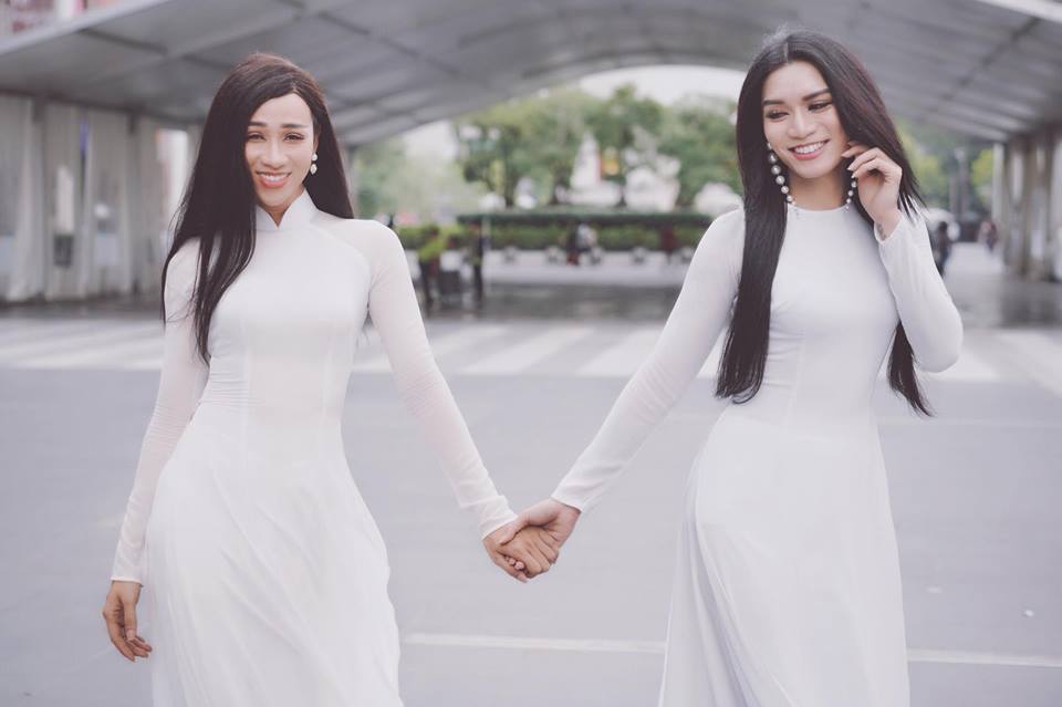 di dam cuoi kim nha bb tran hai trieu tranh thu cho ra lo bo anh ao dai chat lu tai thai lan
