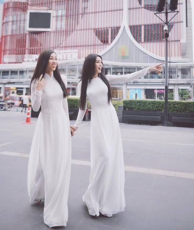 di dam cuoi kim nha bb tran hai trieu tranh thu cho ra lo bo anh ao dai chat lu tai thai lan