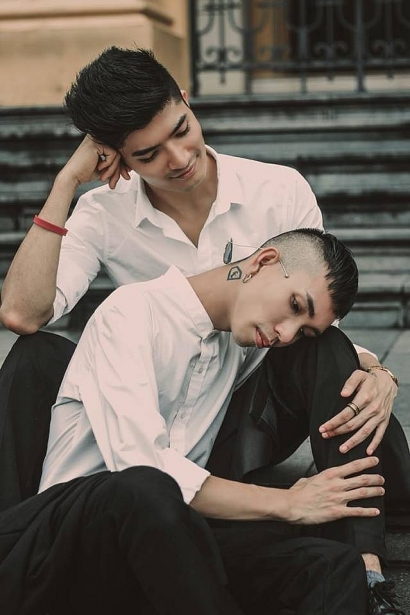 ngay chung doi ngot ngao qua bo anh lang man cua cap doi dong tinh nam 9x