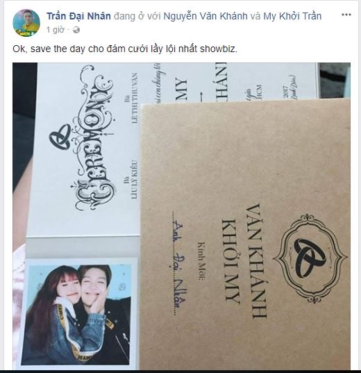 ro ri anh khoi my va kelvin khanh da gui thiep moi dam cuoi