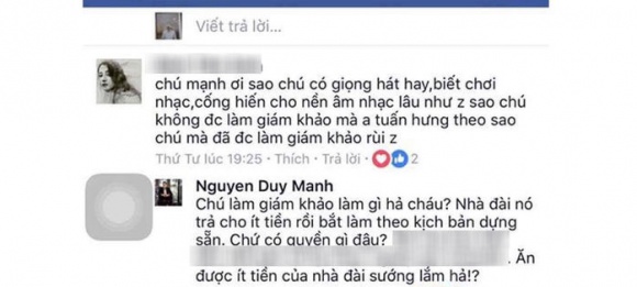 duy manh phat ngon gay soc giam khao gameshow khac gi bu nhin gia vo cai nhau tao scandal
