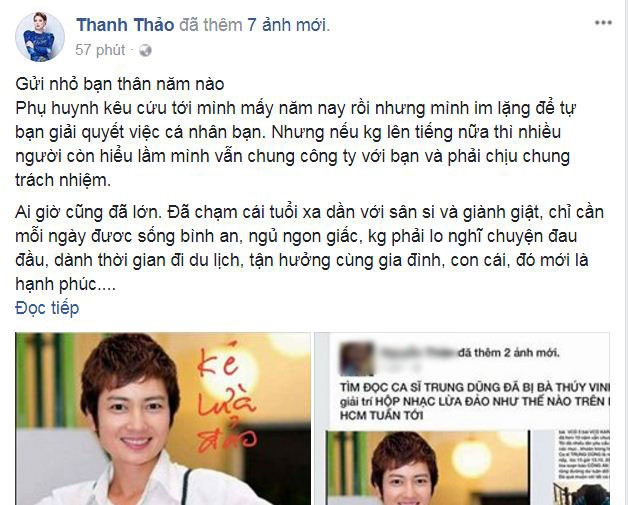 thanh thao bat ngo to thuy vinh no nan chong chat the chap ca sim dien thoai