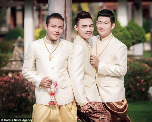 nhung dam cuoi dong tinh nam 3 nguoi tren the gioi ma ban chua he biet