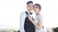 tiet lo ve dam cuoi co tich va chiec vay cuoi dac biet duoi dai 5m cua lam khanh chi