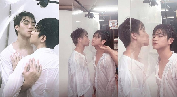 Rò rỉ loạt ảnh mới về 2 cặp sao nam chính phim đam mĩ 'Love By Chance' phần 2? ro ri loat anh moi ve 2 cap sao nam chinh phim dam mi love by chance phan 2