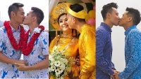 duong tinh duyen cua 3 nguoi dep chuyen gioi trong showbiz viet