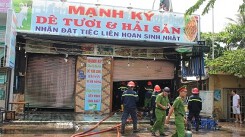 TP HCM: Bất cẩn trong lúc hàn bàn ghế, quán ăn bị thiêu rụi hoàn toàn