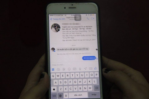 gia dinh nu sinh bi de doa cat gan