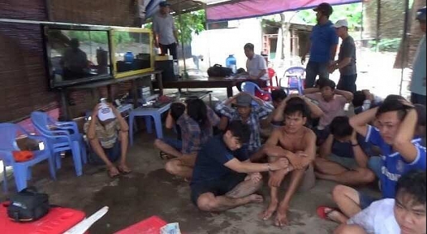 dot kich diem da ga qua mang o vung ven sai gon