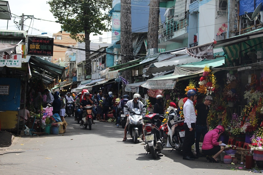 nhon nhip cho hoa tuoi ngay 2010 o sai gon
