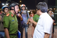 ong doan ngoc hai khong duoc tu y dan doan di dep via he o sai gon