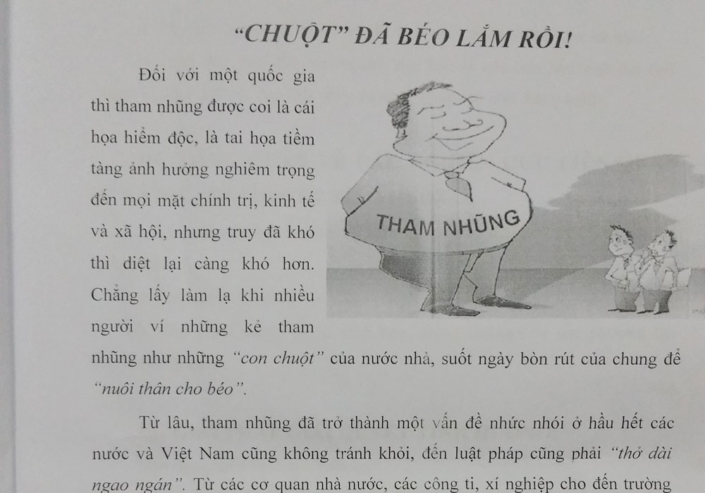 chuot da beo lam roi thong diep chong tham nhung cua nu sinh lop 11