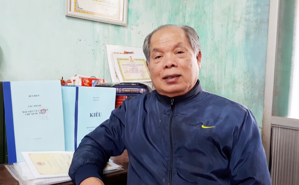 pgs bui hien danh gan 100 gio de viet truyen kieu theo chu cai tien moi