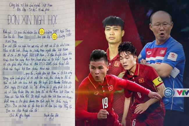 phat sot voi la don xin nghi hoc de xem u23 viet nam da ban ket voi u23 qatar