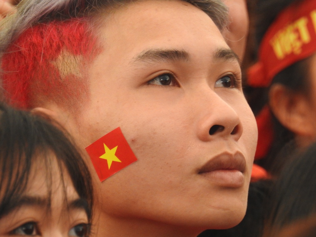 muon sac thai cua sinh vien khi xem u23 viet nam da chung ket