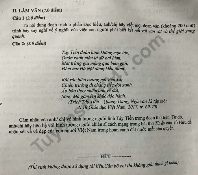 de thi thu thpt quoc gia 2019 mon ngu van thpt bim son lan 1