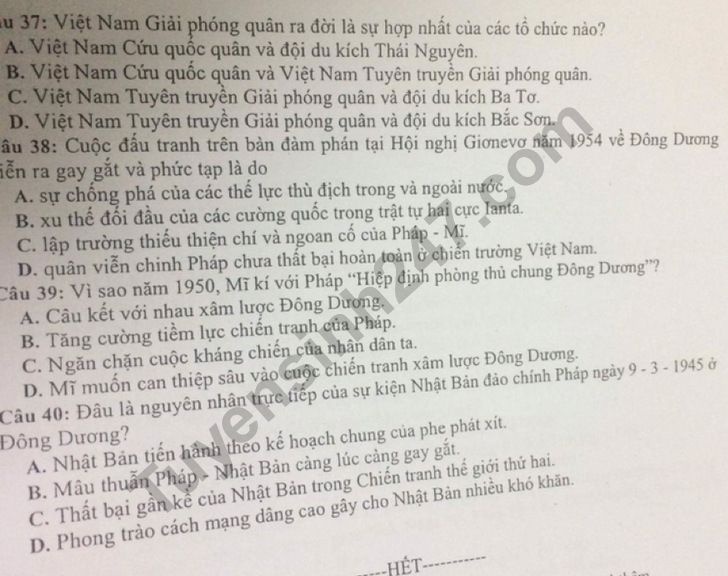 de thi thu thpt quoc gia 2019 mon lich su so gddt ninh binh lan 1