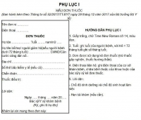 bo quy dinh phai co chung minh nhan dan cua bo hoac me khi ke don thuoc tre duoi 6 tuoi