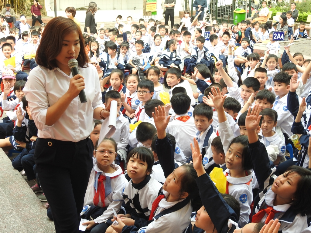 Học sinh Hà Nội hào hứng trong 'Ngày hội Trạng Nguyên nhỏ tuổi' năm học 2017 - 2018 hoc sinh ha noi hao hung trong ngay hoi trang nguyen nho tuoi nam hoc 2017 2018
