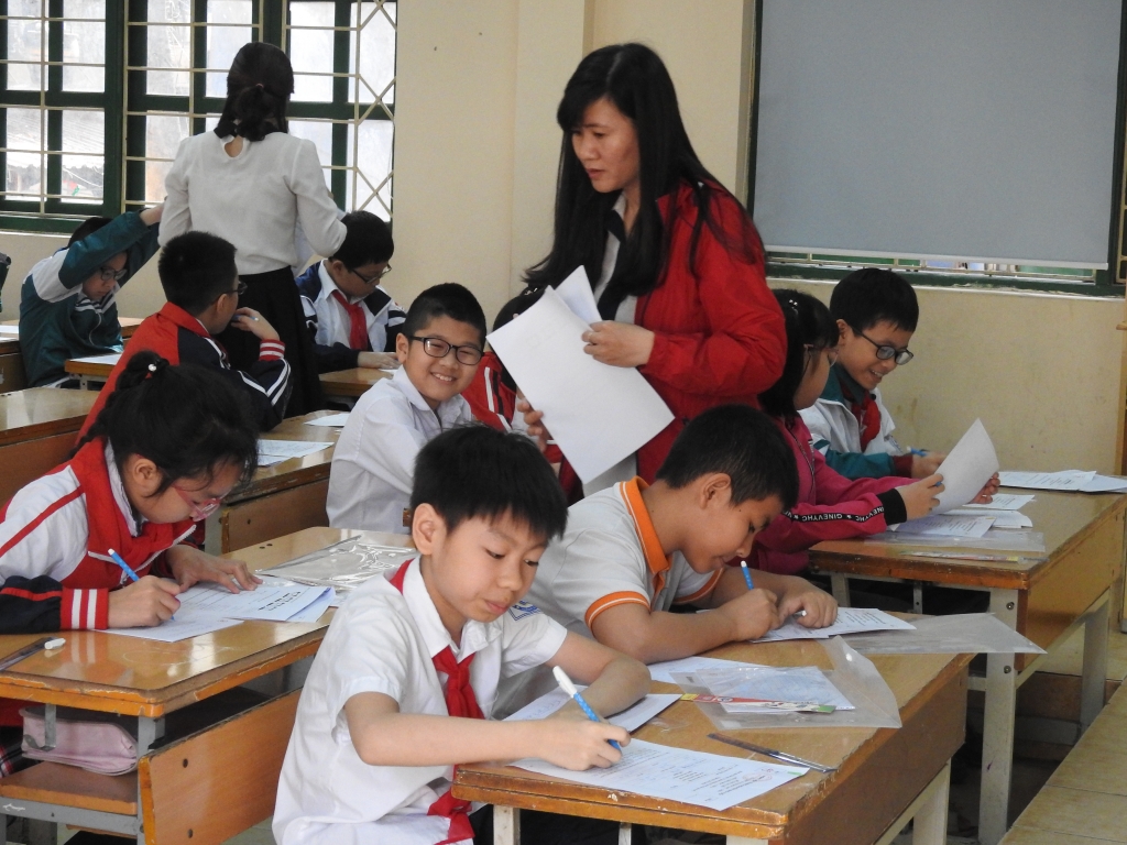 Học sinh Hà Nội hào hứng trong 'Ngày hội Trạng Nguyên nhỏ tuổi' năm học 2017 - 2018 hoc sinh ha noi hao hung trong ngay hoi trang nguyen nho tuoi nam hoc 2017 2018