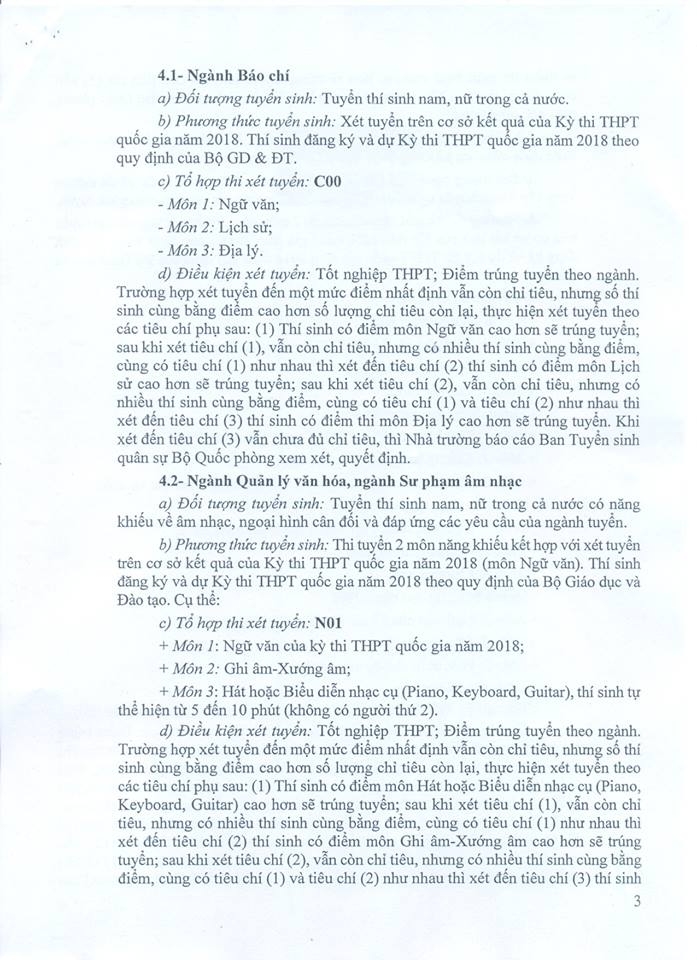 hoc nganh bao chi dh van hoa nghe thuat quan doi co duoc mien giam hoc phi