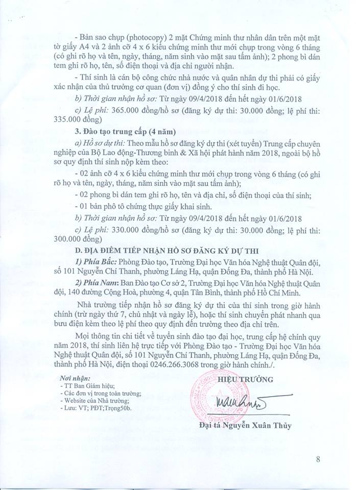 hoc nganh bao chi dh van hoa nghe thuat quan doi co duoc mien giam hoc phi