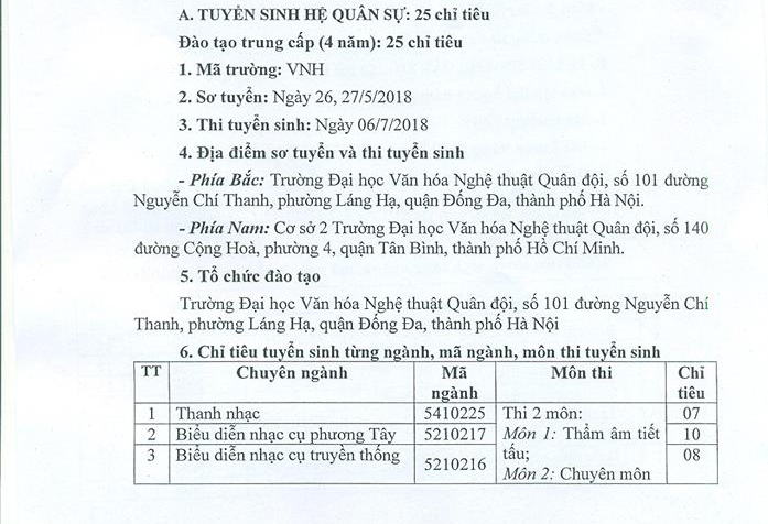 hoc nganh bao chi dh van hoa nghe thuat quan doi co duoc mien giam hoc phi