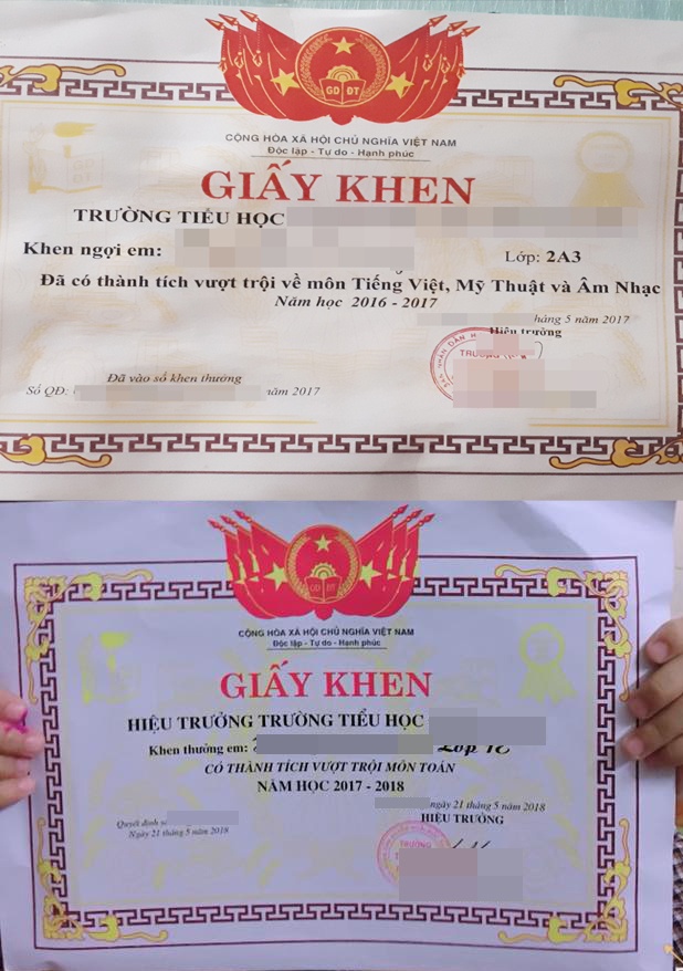 so gddt ha noi noi ve hien tuong hoc sinh tieu hoc chau nao cung co giay khen cuoi nam