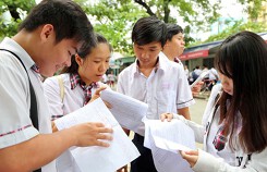 Thi THPT quốc gia: Chậm nhất ngày 7.7 công bố kết quả