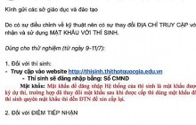 Bộ GD&ĐT bất ngờ thay đổi địa chỉ truy cập tuyển sinh của thí sinh
