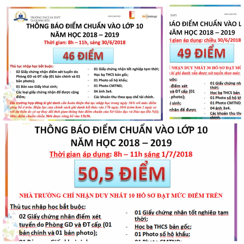 giam doc so gd ha noi noi ve viec diem chuan lop 10 nhay mua tu 46 len 505 sau mot dem
