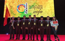 Giành Huy chương Vàng Olympic Toán quốc tế 2018, đoàn học sinh Việt Nam sẽ về nước vào 15/7