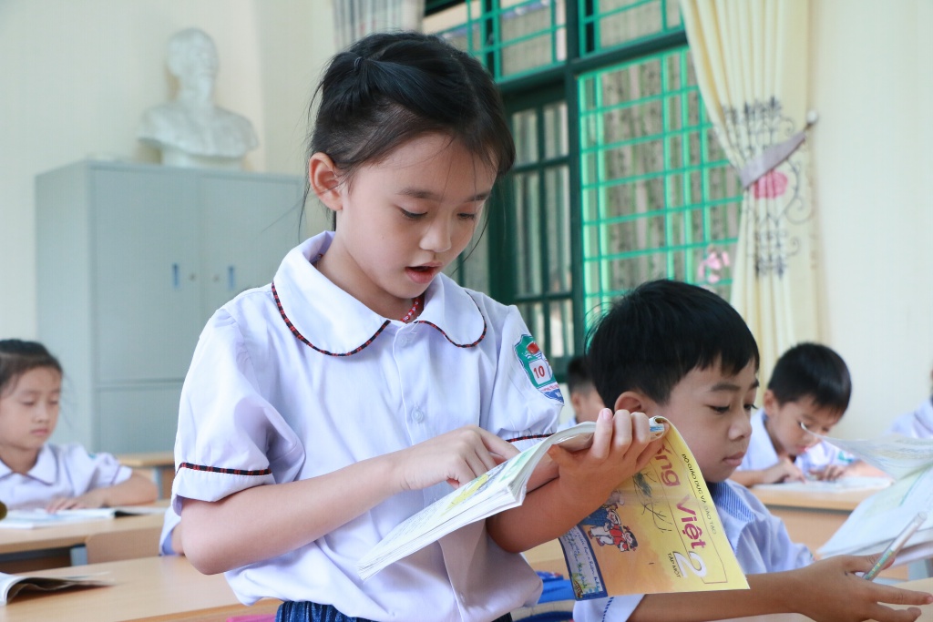bo giao duc kiem tra o tinh 100 truong tieu hoc day tieng viet theo sach gs ho ngoc dai