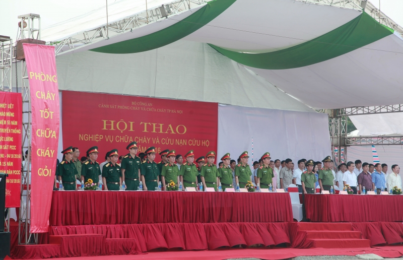 ha noi khai mac hoi thao nghiep vu chua chay va cuu nan cuu ho nam 2016