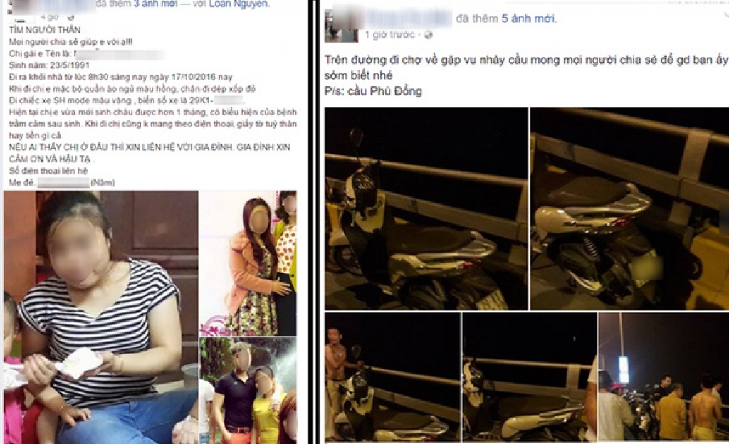 ha noi vua sinh con hon mot thang nguoi me tre nhay cau tu tu