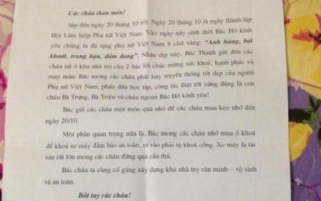 bac chu tro tang tien mua keo cho nu sinh nhan ngay 2010