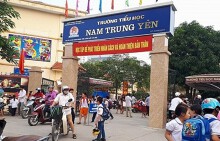 Trường TH Nam Trung Yên bị 'tố' cho trẻ ăn bán trú 'nghèo nàn'