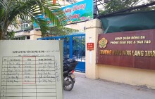 Hiệu trưởng bị 'tố' sử dụng hàng trăm triệu tiền tự nguyện, Sở 'đợi' Phòng báo cáo