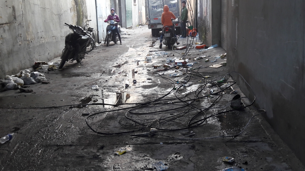 Hà Nội: Cảnh tượng tan hoang sau vụ cháy ở Cụm công nghiệp La Phù ha noi canh tuong tan hoang sau vu chay o cum cong nghiep la phu