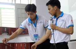 Máy ép rác hữu cơ hộ gia đình 'made by sinh viên'