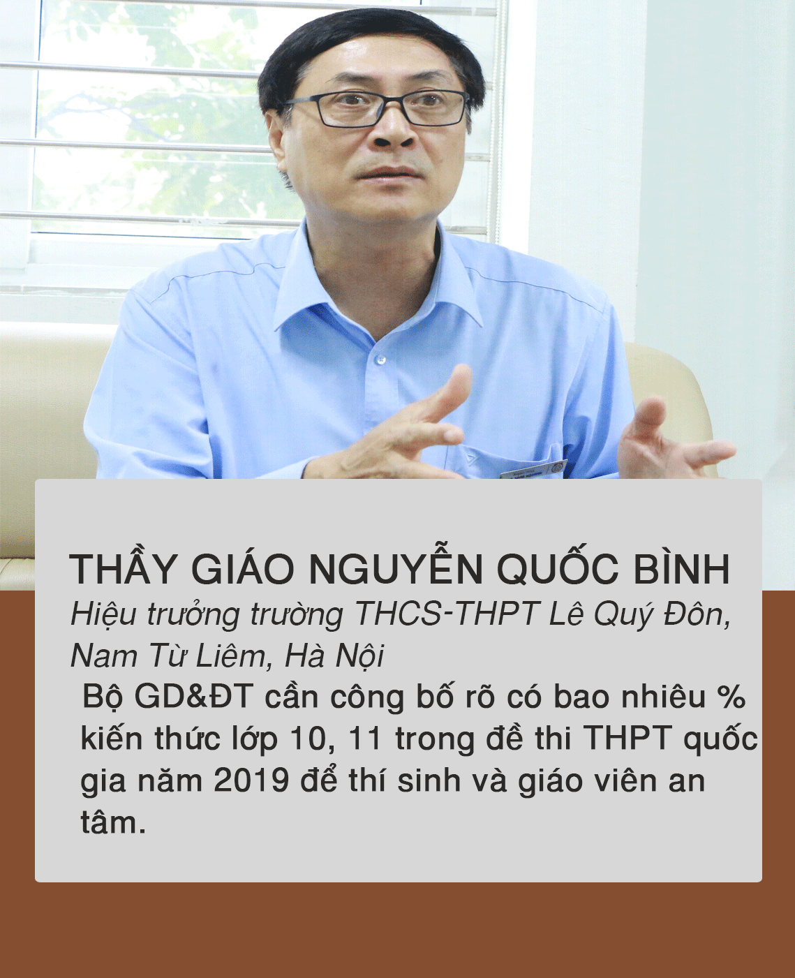 bo can neu ro de thi thpt quoc gia 2019 bao nhieu kien thuc lop 10 11 de thi sinh an tam