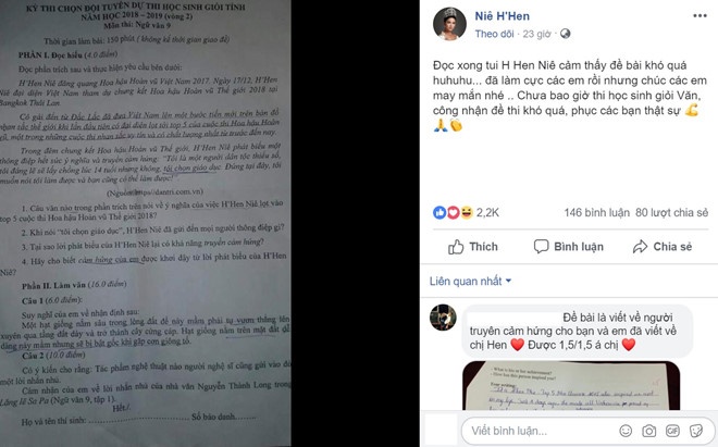 hhen nie va cau noi truyen cam hung vao de thi hoc sinh gioi van