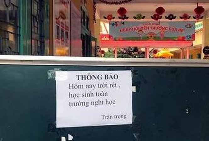 chan tay te cong 140000 hoc sinh lang son nghi hoc
