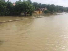 Hà Nam: Nước sông dâng cao, nhiều nhà cửa ngập sâu