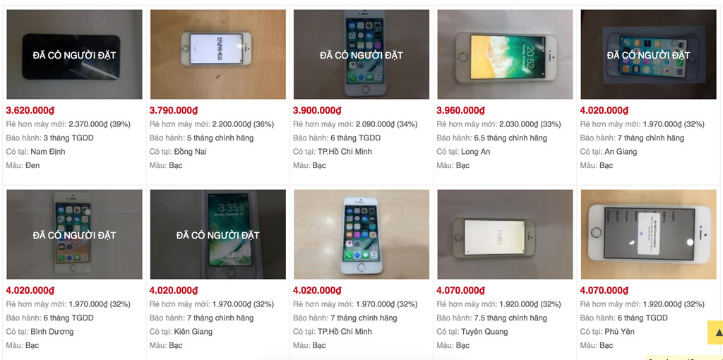 vi sao the gioi di dong de lot iphone dung vao kho may cu
